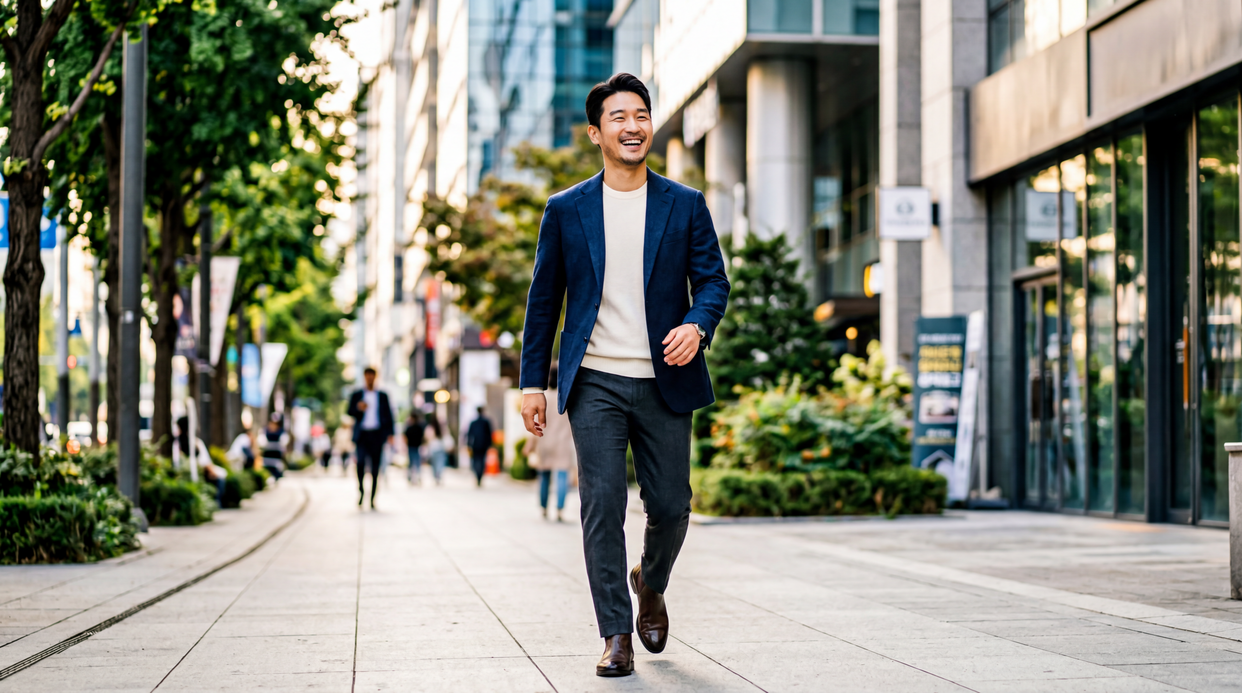객관적인 지표를 바탕으로 노후 자산 전략을 세우고 만족해하는 청년