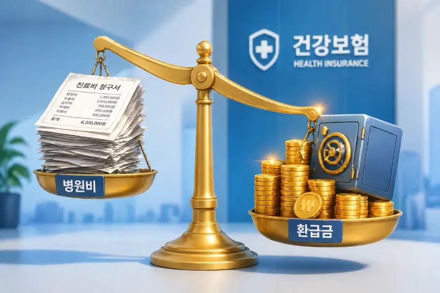 의료비 본인부담 상한액 초과분 환급 구조 데이터 시각화