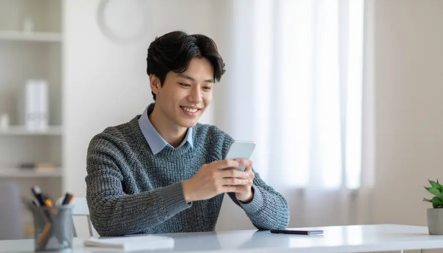 K-패스 환급을 받기 위해 스마트폰 앱에 카드를 등록하는 너구리