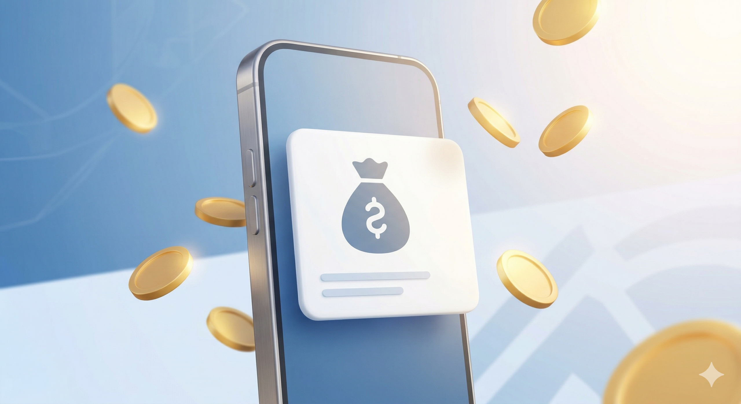 근로장려금 신청 조건 통과 후 지급 알림을 상징하는 3D 일러스트